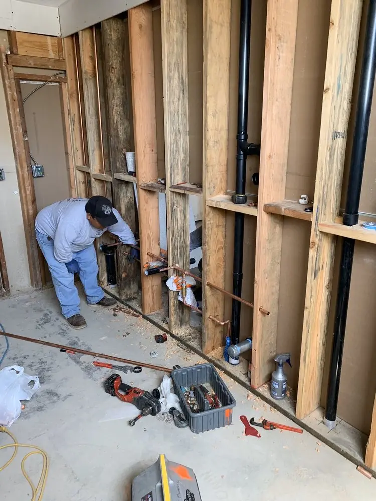 Commercial rough-in plumbing for Water Heater Replacement in Palos Verdes